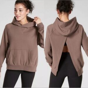 Athleta Moonrise Split Open Back Hoodie, size XS